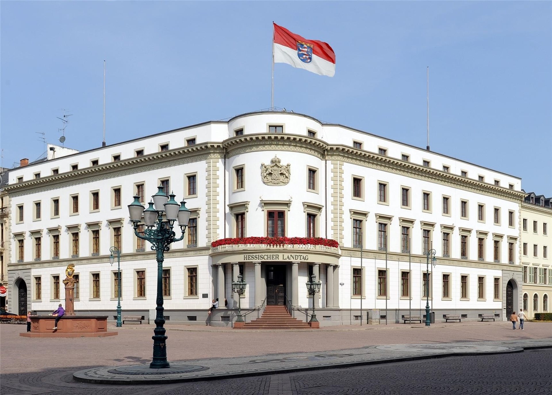 Hessischer Landtag Schloss von außen